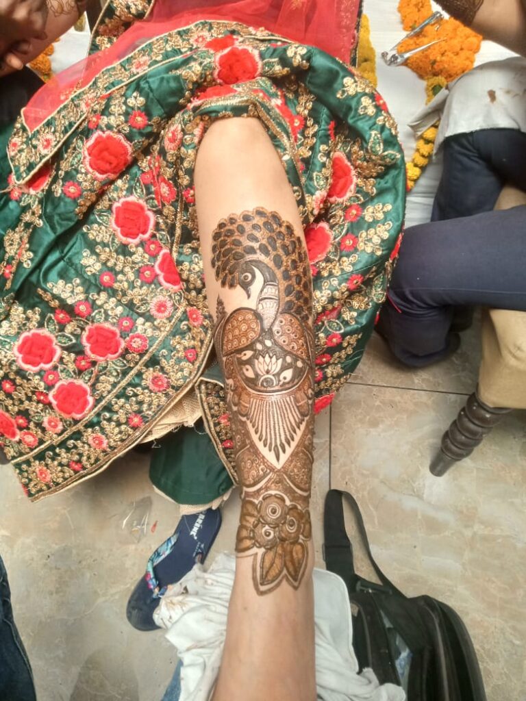 Casual Everyday Arabic Leg Mehndi Design by sanjhh on DeviantArt